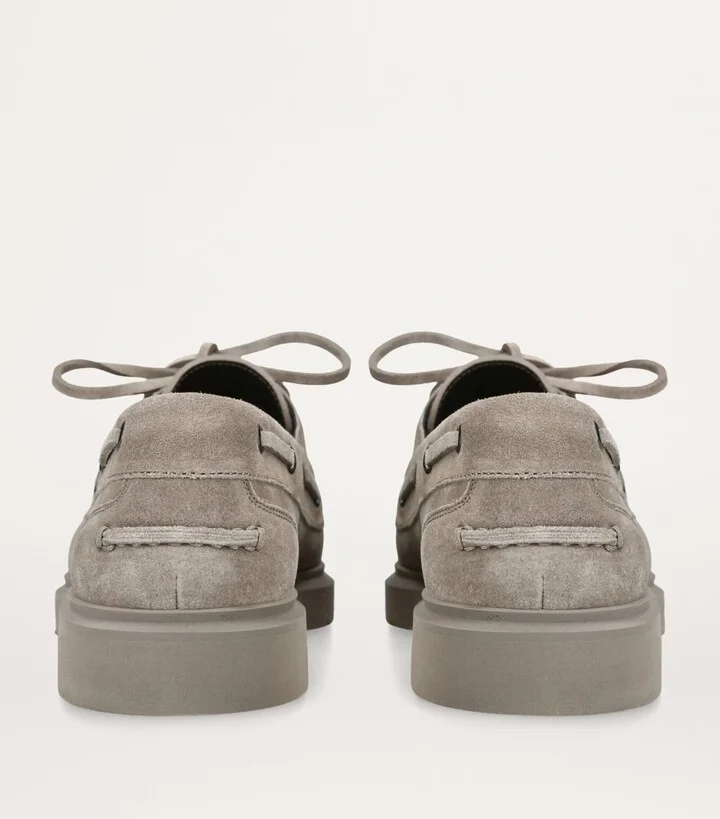 Brunello Cucinelli Suede Boat Shoes - Image 2