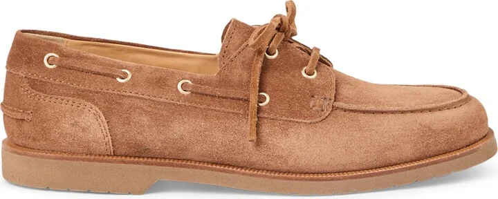 Brunello Cucinelli Suede Boat Shoes