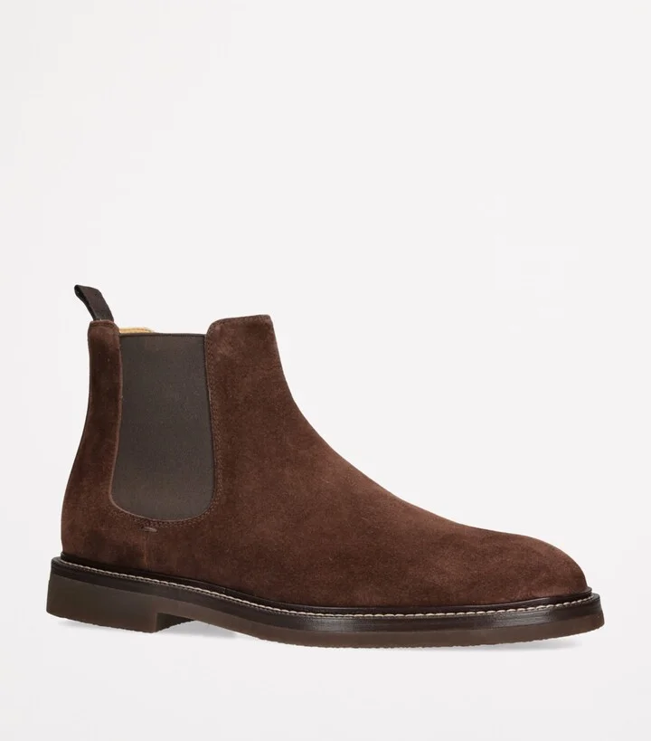 Brunello Cucinelli Suede Chelsea Boots - Image 3