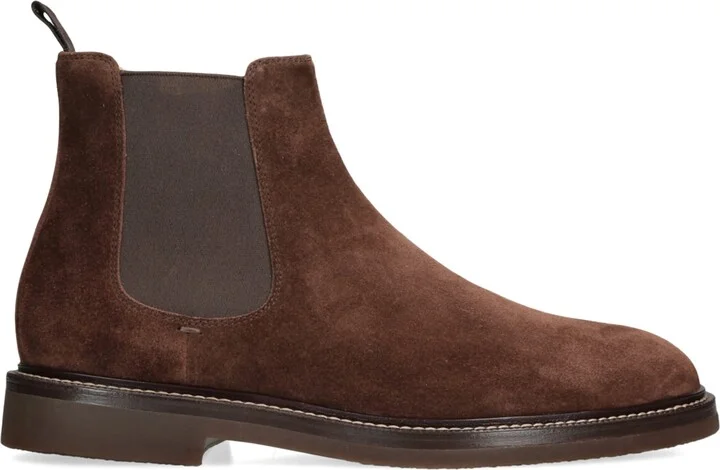 Brunello Cucinelli Suede Chelsea Boots
