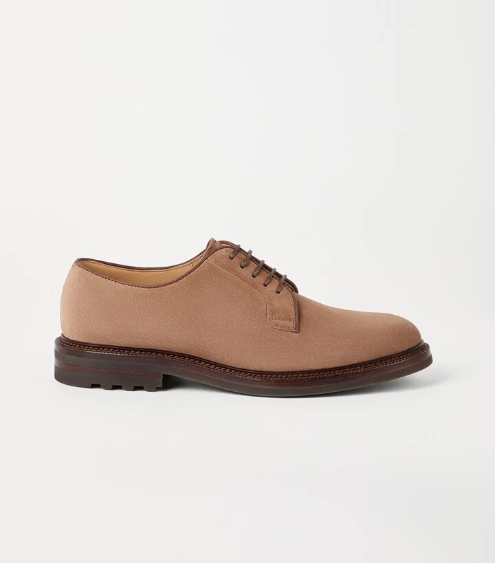 Brunello Cucinelli Suede Derby Shoes - Image 4