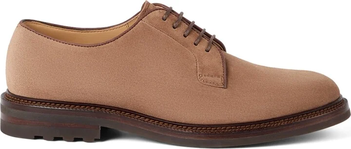 Brunello Cucinelli Suede Derby Shoes