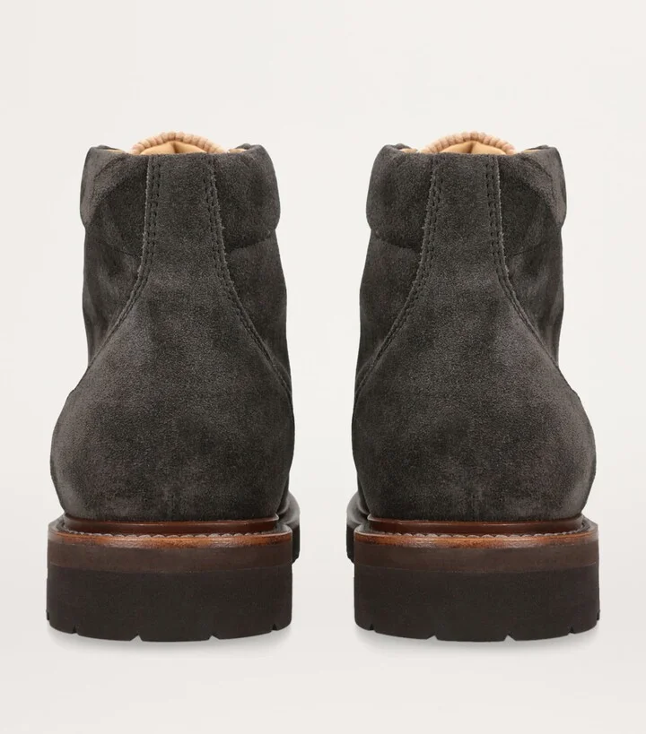 Brunello Cucinelli Suede Hiker Boots - Image 2
