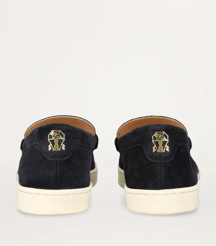 Brunello Cucinelli Suede Hybrid Loafers - Image 2