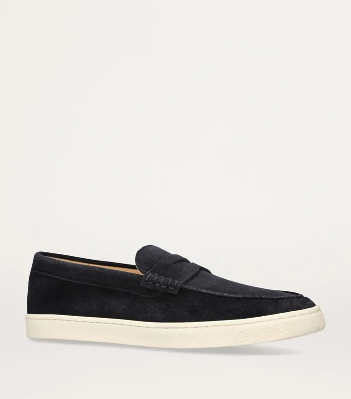 Brunello Cucinelli Suede Hybrid Loafers - Image 3