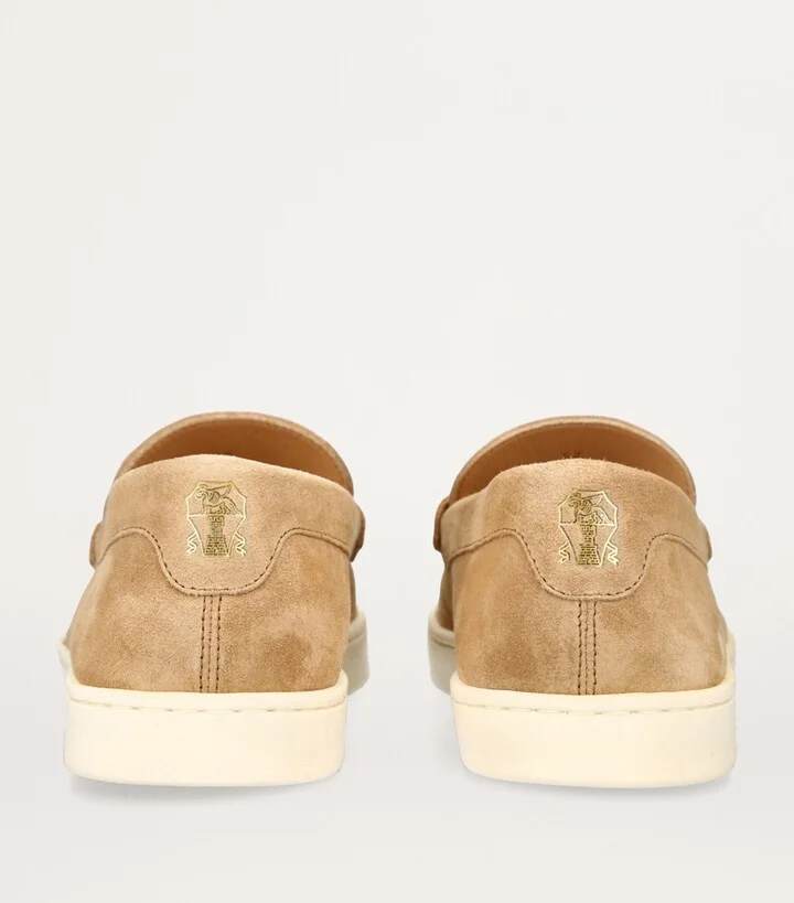 Brunello Cucinelli Suede Hybrid Loafers - Image 2