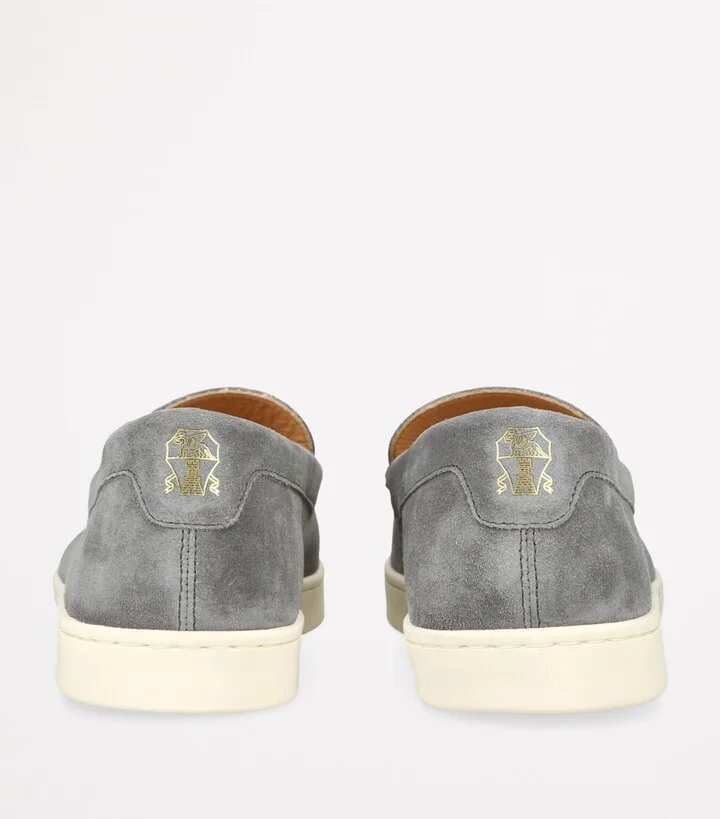 Brunello Cucinelli Suede Hybrid Loafers - Image 2