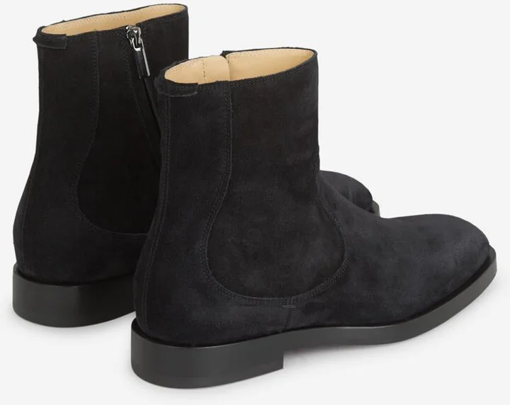 Brunello Cucinelli Suede Leather Boots - Image 3