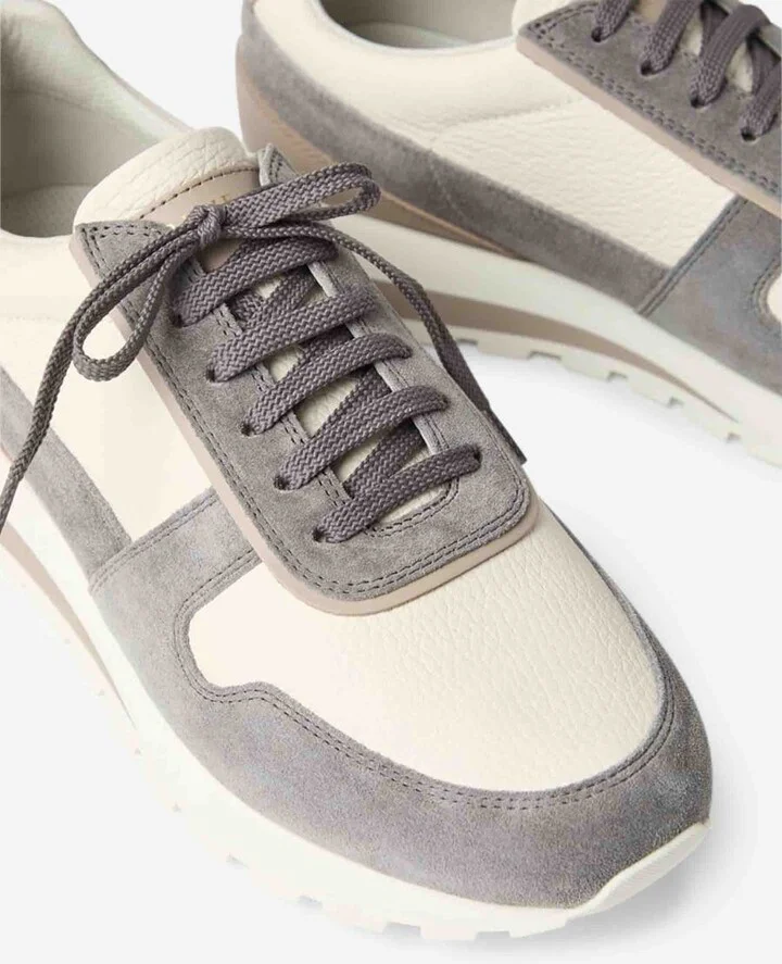 Brunello Cucinelli Suede Leather Sneakers - Image 4