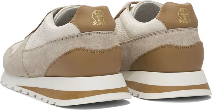 Brunello Cucinelli Suede Leather Sneakers - Image 3