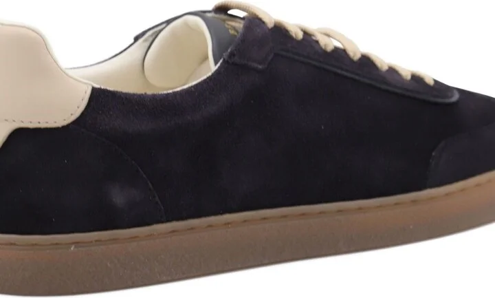 Brunello Cucinelli Suede Leather Sneakers - Image 2