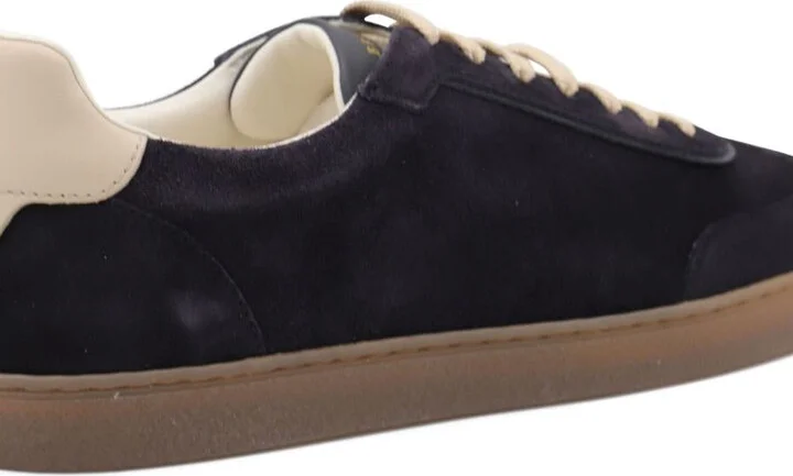 Brunello Cucinelli Suede Leather Sneakers - Image 2