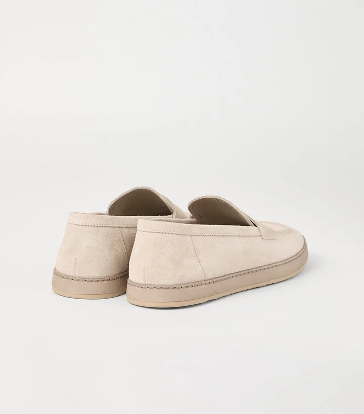 Brunello Cucinelli Suede Loafer Sneakers - Image 4