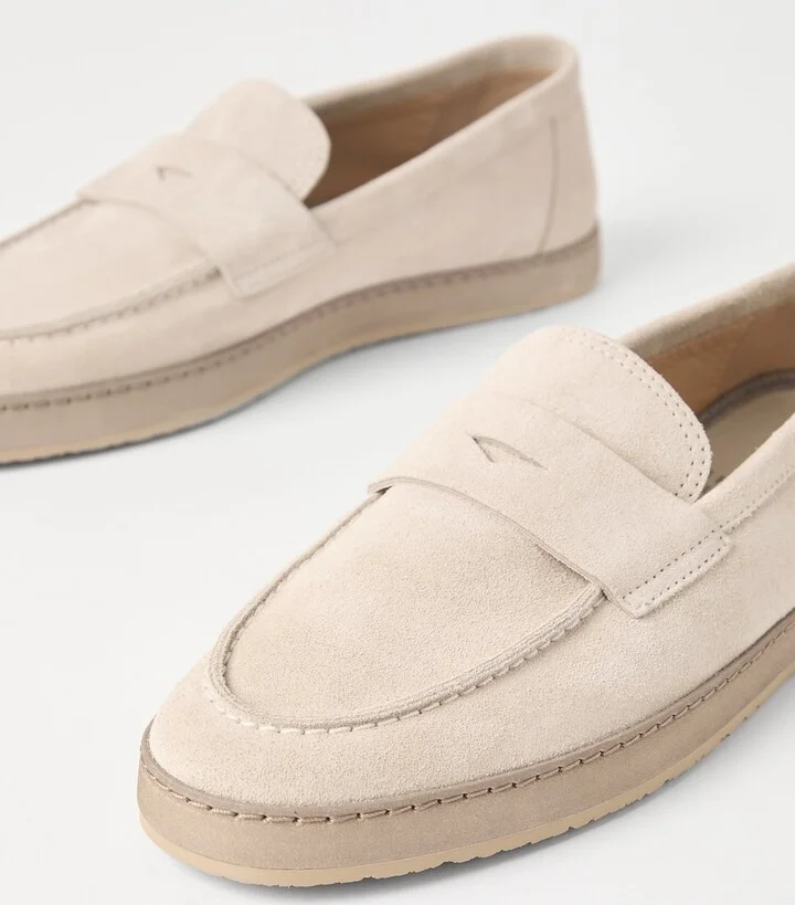 Brunello Cucinelli Suede Loafer Sneakers - Image 5