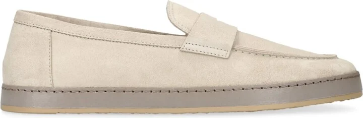 Brunello Cucinelli Suede Loafer Sneakers