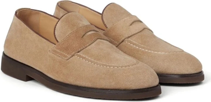 Brunello Cucinelli Suede Loafers - Image 2
