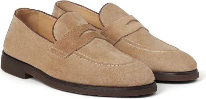 Brunello Cucinelli Suede Loafers - Image 2