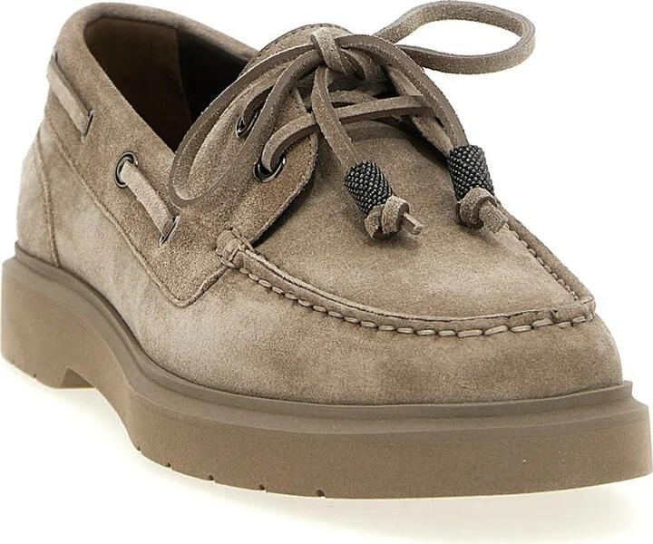 Brunello Cucinelli Suede Loafers - Image 2