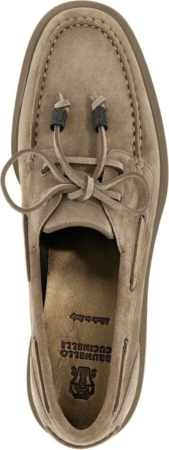 Brunello Cucinelli Suede Loafers - Image 4