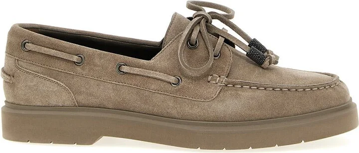 Brunello Cucinelli Suede Loafers