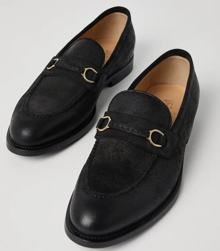 Brunello Cucinelli Suede Ring-Detail Loafers - Image 5