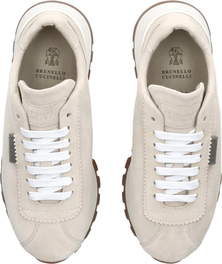 Brunello Cucinelli Suede Runner Sneakers - Image 4