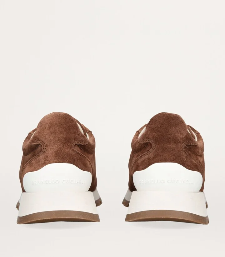 Brunello Cucinelli Suede Runner Sneakers - Image 2