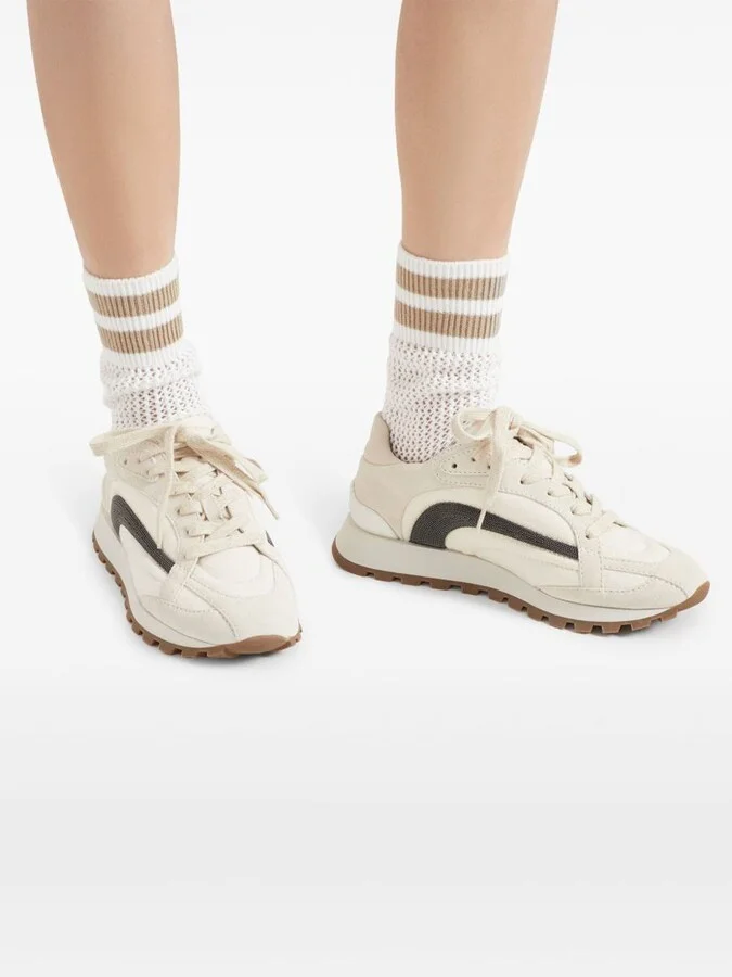 Brunello Cucinelli Suede Runners - Image 4