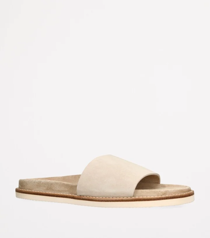 Brunello Cucinelli Suede Slides - Image 3