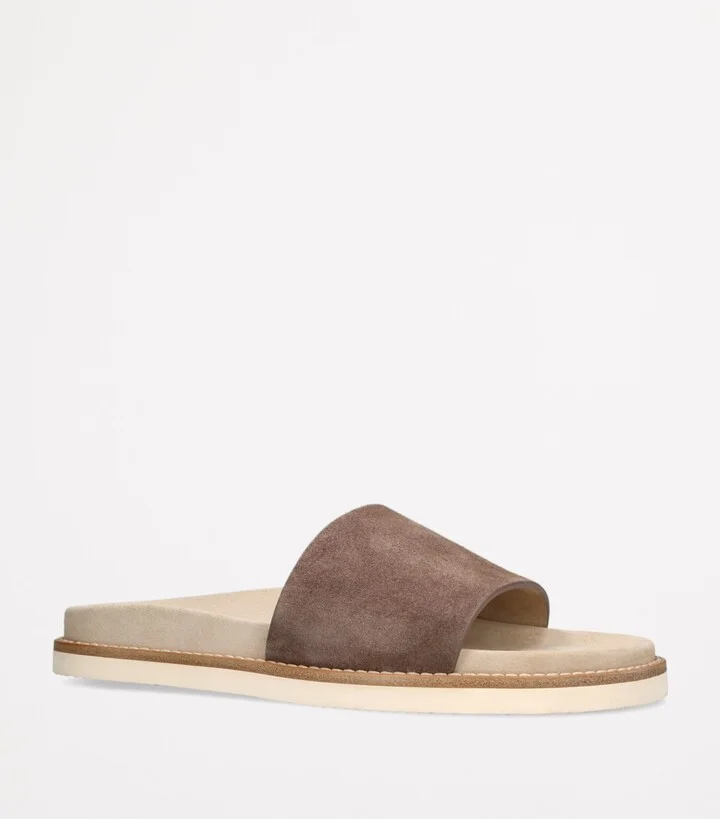 Brunello Cucinelli Suede Slides - Image 2