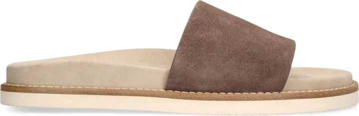 Brunello Cucinelli Suede Slides