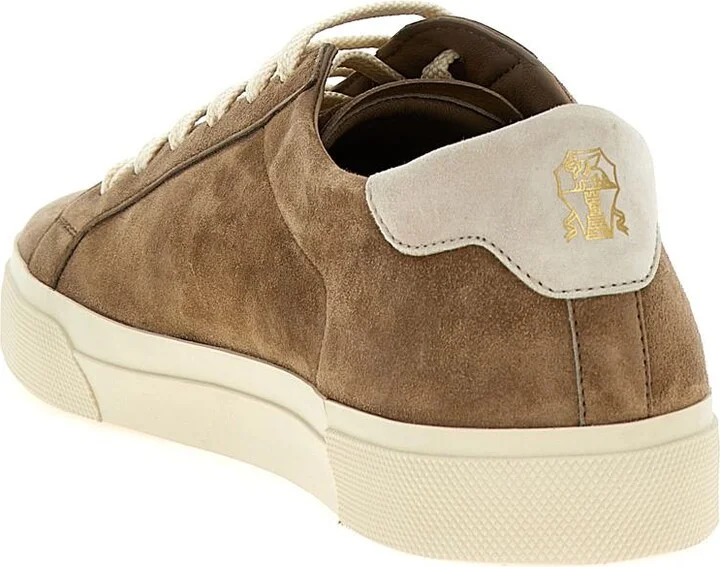 Brunello Cucinelli Suede Sneakers - Image 3