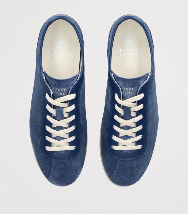 Brunello Cucinelli Suede Sneakers - Image 4