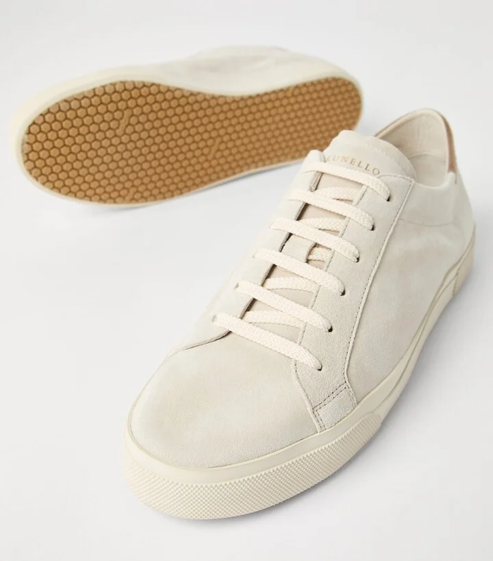 Brunello Cucinelli Suede Sneakers - Image 6