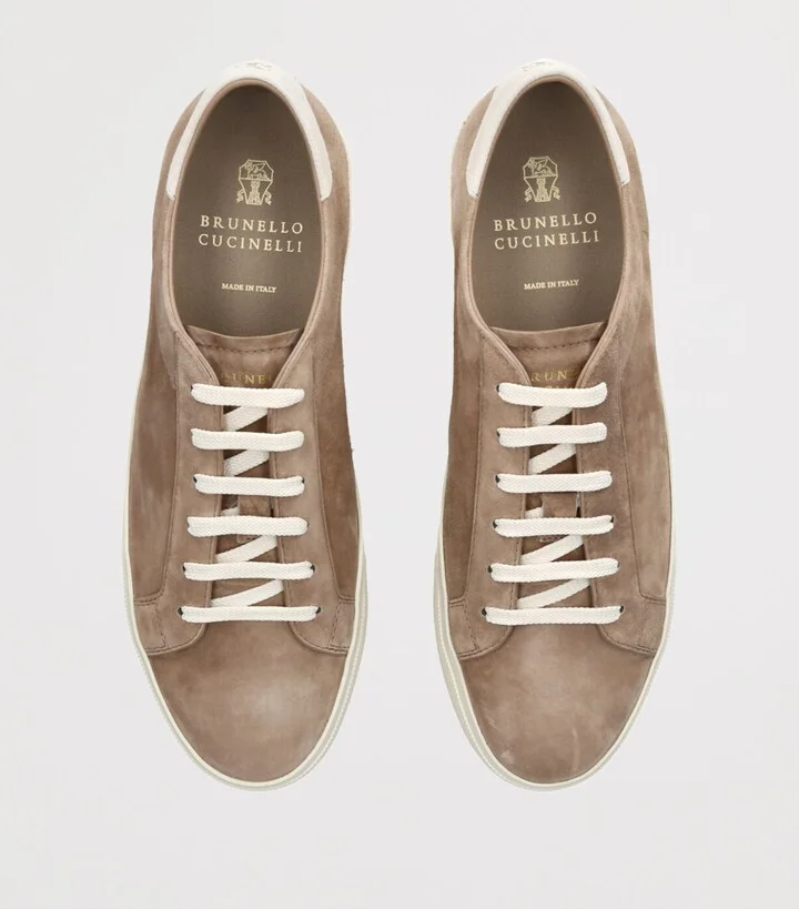 Brunello Cucinelli Suede Sneakers - Image 3