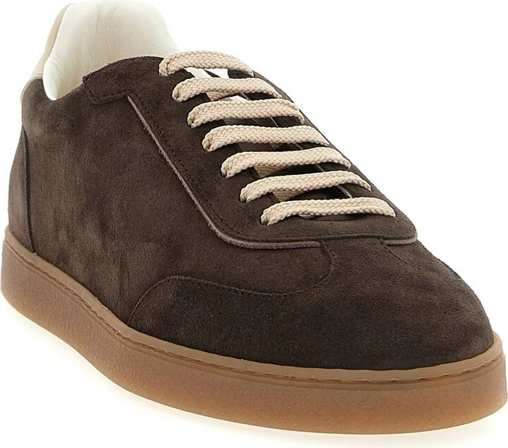 Brunello Cucinelli Suede Sneakers - Image 2