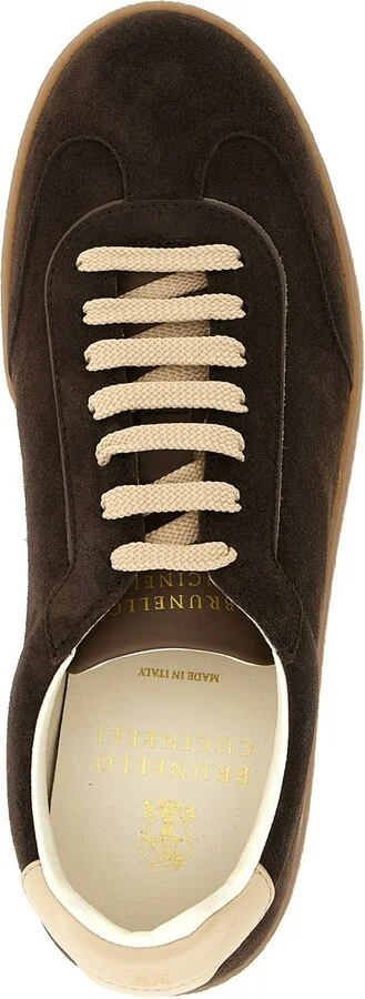 Brunello Cucinelli Suede Sneakers - Image 4
