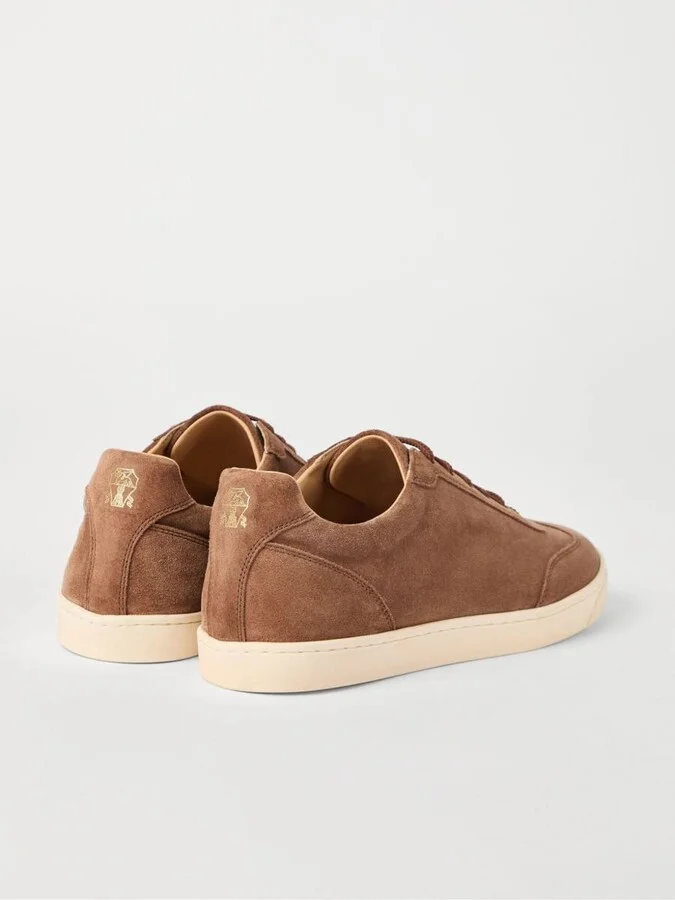 Brunello Cucinelli Suede Sneakers - Image 3