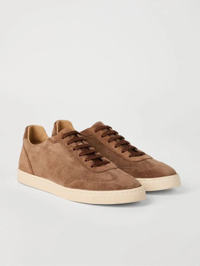 Brunello Cucinelli Suede Sneakers - Image 5