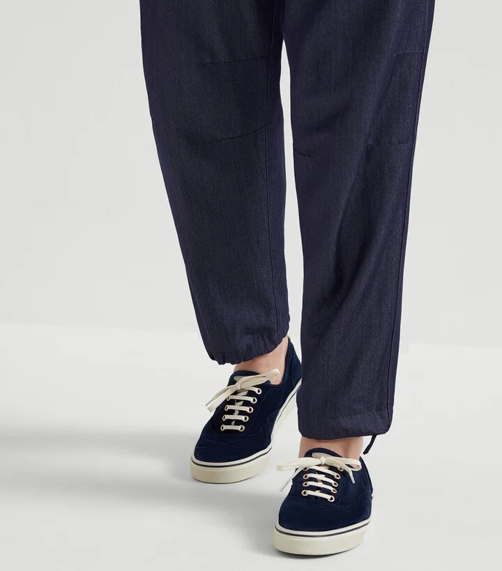 Brunello Cucinelli Suede Sneakers - Image 2