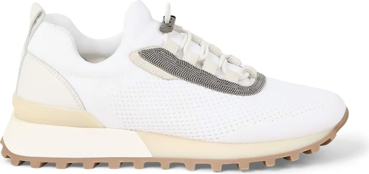 Brunello Cucinelli Techno-Calfskin Runner Sneakers