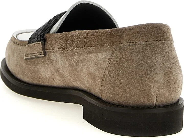 Brunello Cucinelli Two-Tone Loafers - Image 3
