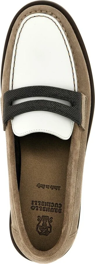 Brunello Cucinelli Two-Tone Loafers - Image 4