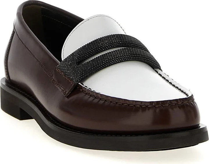 Brunello Cucinelli Two-Tone Loafers - Image 2