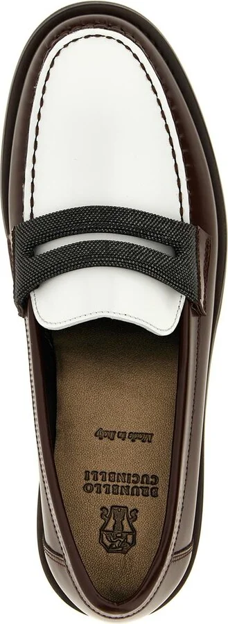 Brunello Cucinelli Two-Tone Loafers - Image 4