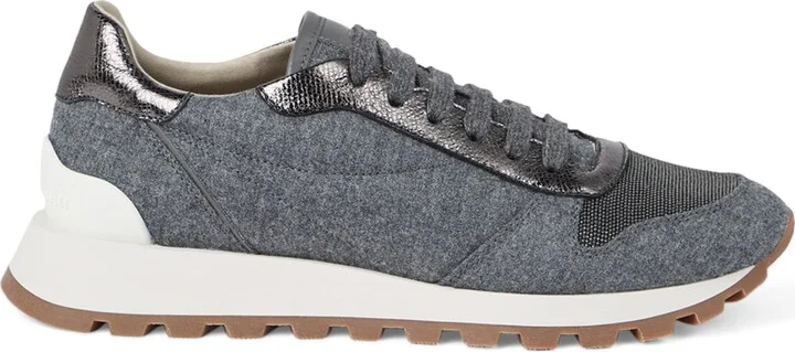 Brunello Cucinelli Virgin Wool Sneakers