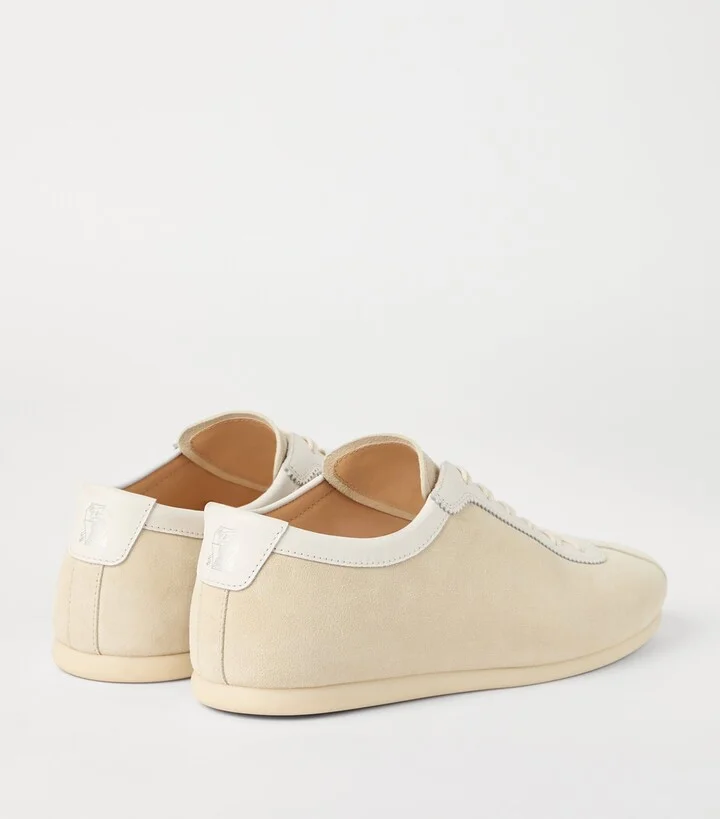 Brunello Cucinelli Washed Suede Sneakers - Image 3
