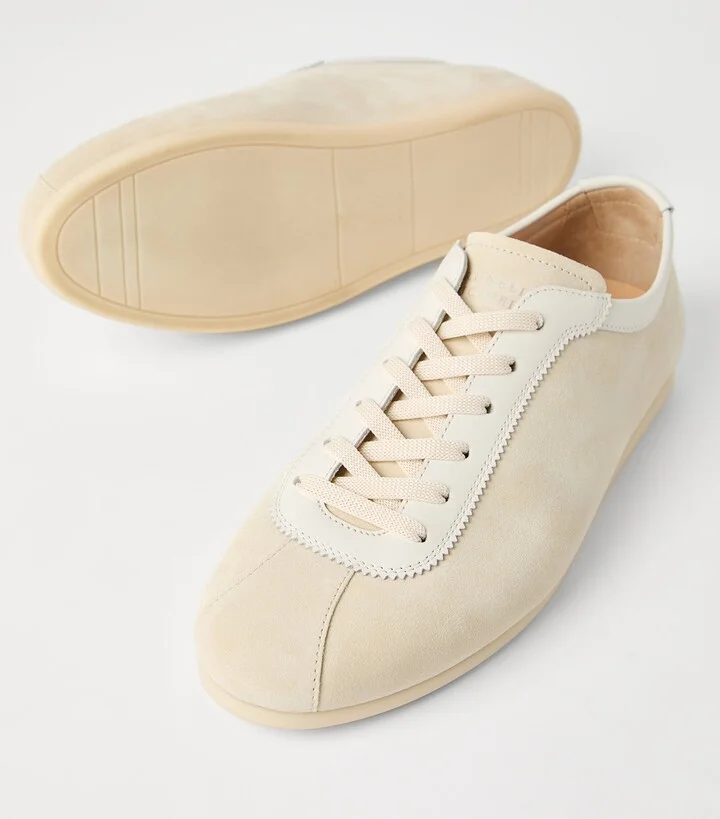 Brunello Cucinelli Washed Suede Sneakers - Image 5