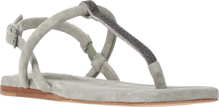Brunello Cucinelli Woman Thong sandal - Image 4