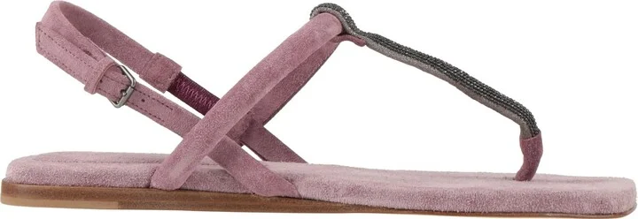 Brunello Cucinelli Woman Thong sandal - Image 6